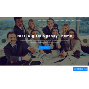Rasti - Digital Agency One page WordPress Theme