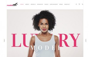 Modelicom - Model Agency and Portfolio WordPress Theme
