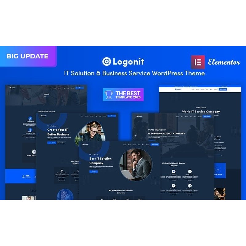 Logonit - IT Solutions and Business Service Responsive WordPress Theme