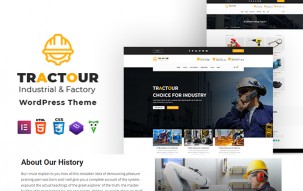 Tractour - Industrial / Manufacturing WordPress Theme