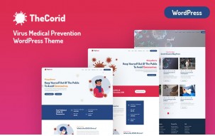 Thecorid - Virus And Medical Prevention WordPress Theme