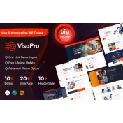 Immigration & Visa Consulting Elementor WordPress Theme