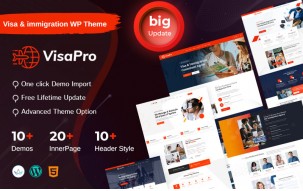 Immigration & Visa Consulting Elementor WordPress Theme