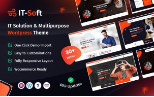 IT-Soft - IT Solutions & Business Consulting WordPress Theme