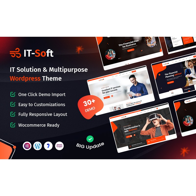 IT-Soft - IT Solutions & Business Consulting WordPress Theme