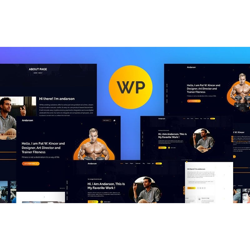 Andarson - Personal Portfolio Responsive WordPress Theme