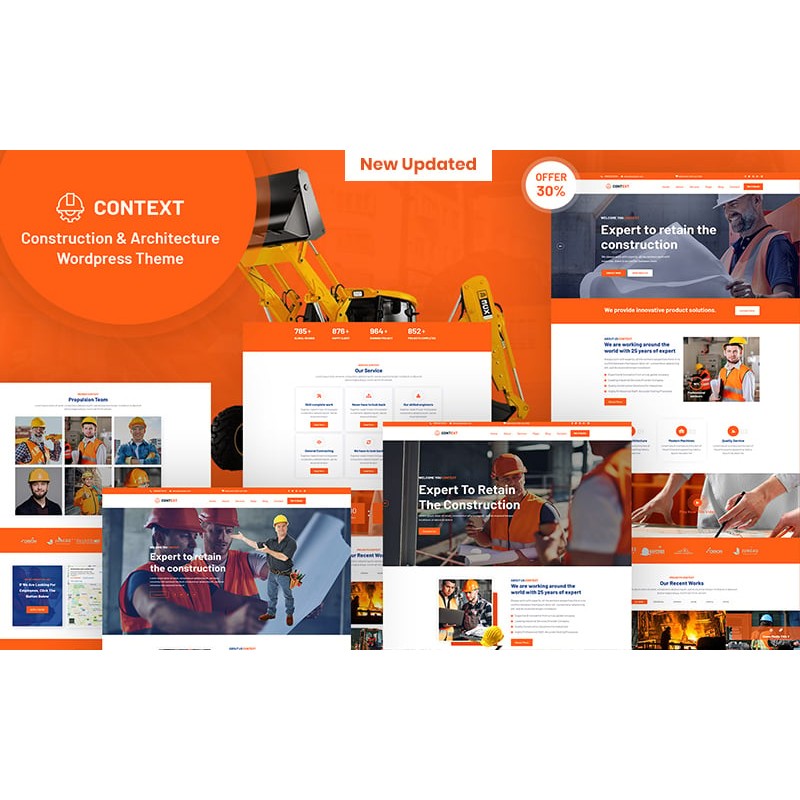 Context - Construction and Architecture Responsive WordPress Theme