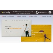 Valeriy | Multifunctional Personal Business Landing page with Blog WordPress Theme