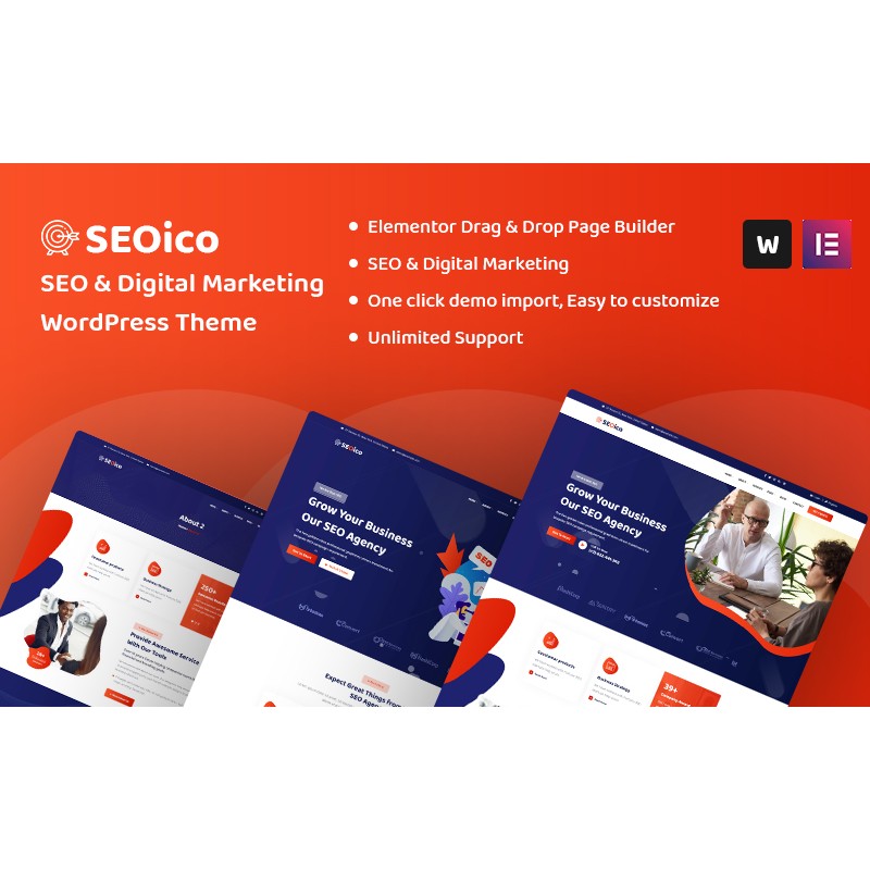Seoico - SEO & Digital Marketing WordPress Theme