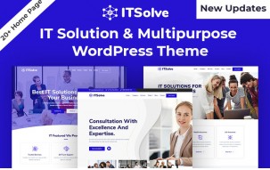 IT-Solve - IT& Business Corporate Elementor WordPress Theme.
