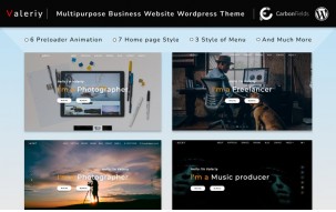 Valeriy | Multipurpose Personal and Business with Blog WordPress Theme