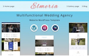 Elmeria | Multifunctional Wedding Agency Website WordPress Theme