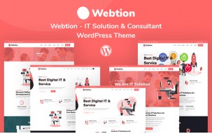 Webtion &ndash; IT Solution & Consultant Responsive WordPress Theme