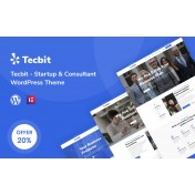 Tecbit - Responsive Startup and Consultant WordPress Theme