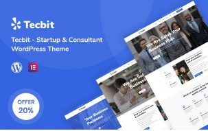Tecbit - Responsive Startup and Consultant WordPress Theme