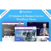 Techpros - IT Services & Software Company Elementor WordPress Theme.