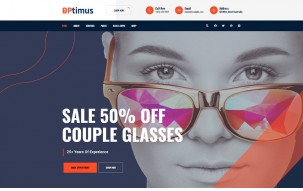 Optymus | Optic Glasses Store WordPress Theme