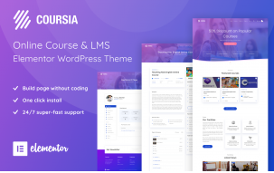 Coursia - Course & LMS WordPress Elementor Theme