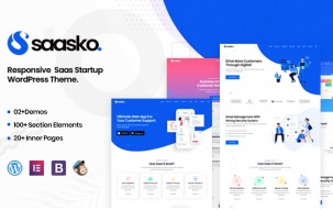 Saasko - Saas Startup WordPress Theme