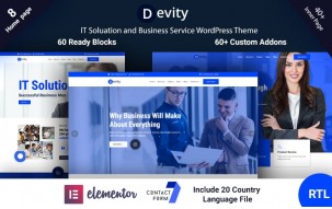 Devity - IT Solutions Business Service WordPress Theme