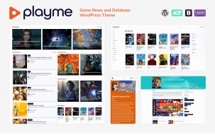 PLAYME - Game News and Database WordPress Theme