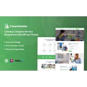 Cleanmaster - Cleaning Service Responsive WordPress Theme