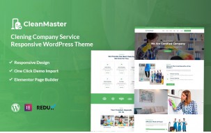 Cleanmaster - Cleaning Service Responsive WordPress Theme