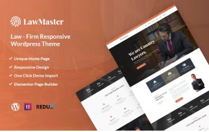 Lawmaster- Lawyer, Attorney and Law Office WordPress Theme