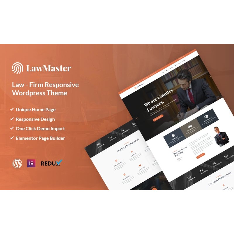 Lawmaster- Lawyer, Attorney and Law Office WordPress Theme