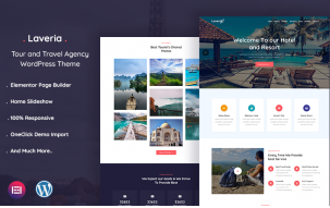 Laveria &ndash; Tour and Travel Agency WordPress Theme