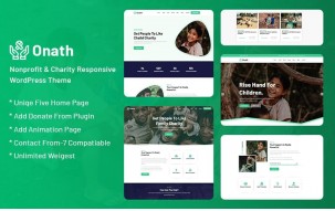 Onath - Nonprofit and Charity Responsive WordPress Theme