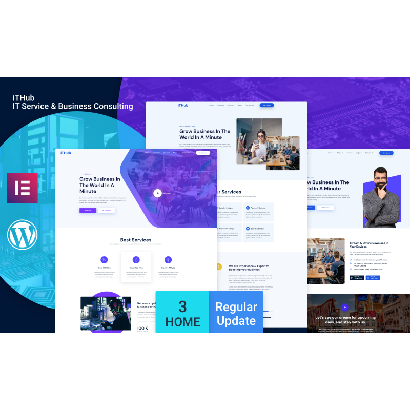 ITHUB - IT Service And Business Solution WordPress Theme