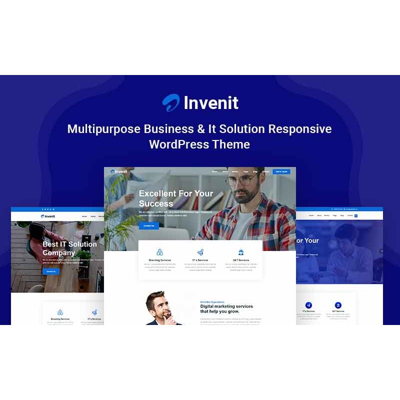 Invenit - Multipurpose Business and IT Solution Responsive WordPress Theme