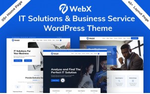 WebX - Consulting & Business Corporate Elementor WordPress Theme.