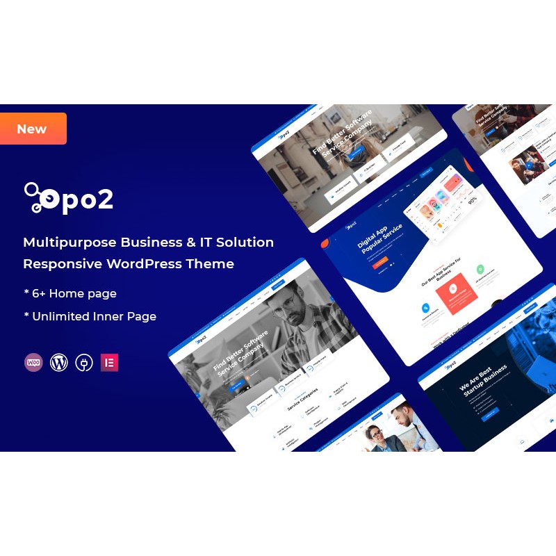 Opo2 - Multipurpose Business and It Solution WordPress Theme