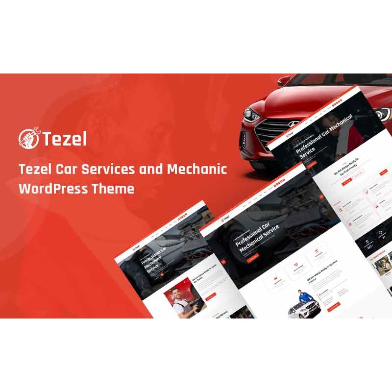 Tezel - Car Services and Mechanic WordPress Theme