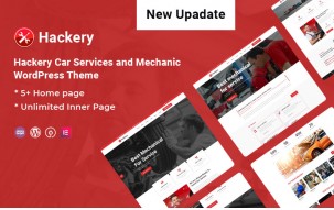 Hackery - Car Services and Mechanic WordPress Theme