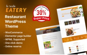 Le Resto - Restaurant WordPress Theme