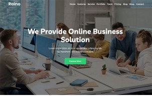 Raino - Digital Agency One page WordPress Theme