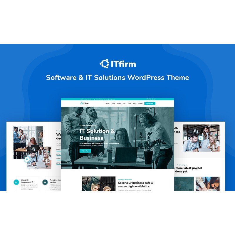 ITfirm - Software and IT Solutions Responsive WordPress Theme