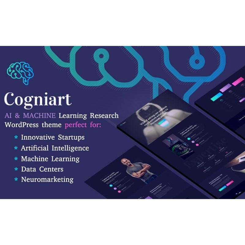 Cogniart - Responsive AI Research WordPress Theme