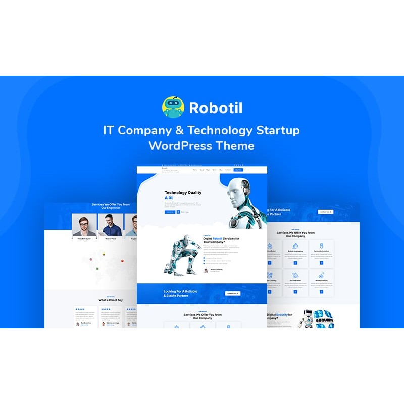 Robotil - Artificial Intelligence and Technology WordPress Theme