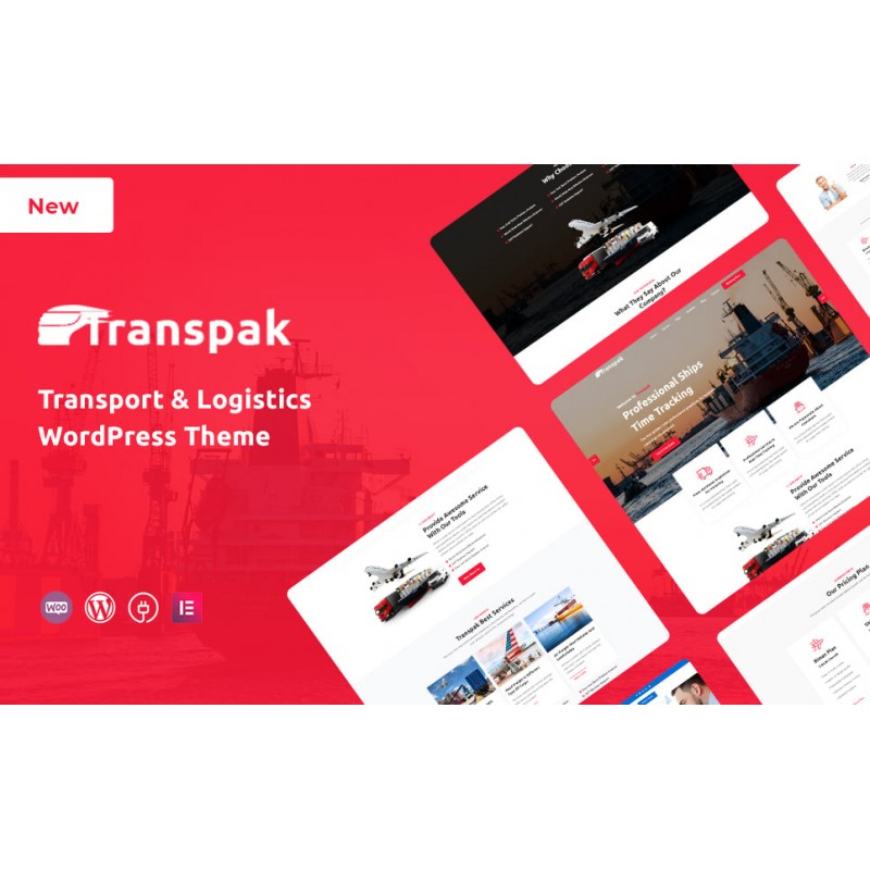 Transpak - Transport and Logistics Responsive WordPress Theme