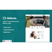 Delivcate &ndash; Logistic & Transportation Service WordPress Theme