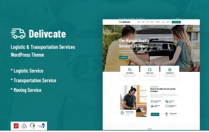 Delivcate &ndash; Logistic & Transportation Service WordPress Theme