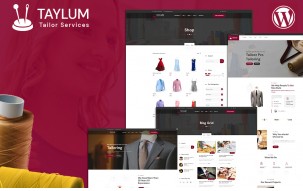 Taylum Stylish Custom Clothing Tailor WordPress Theme