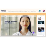 Ninos - Multipurpose Medical Website with Blog Elementor WordPress Theme