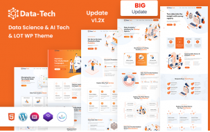 DataTech - AI Data Science & Data Analytics WordPress Theme.