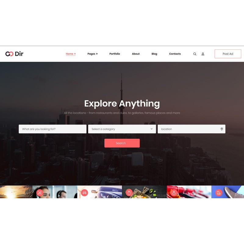Godir - Business Directory WordPress Theme