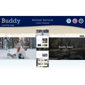 Buddy - Animal Service Elementor Landing page WordPress theme